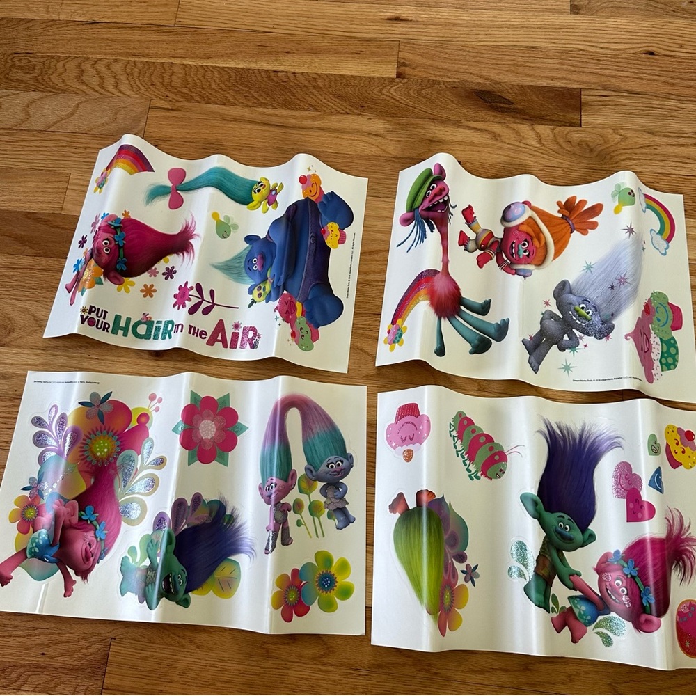 Trolls Character Wall Decal Set